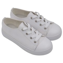 Kids  Low Top Canvas Sneakers