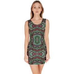 Tribal Ornament Pattern  Bodycon Dress by dflcprintsclothing