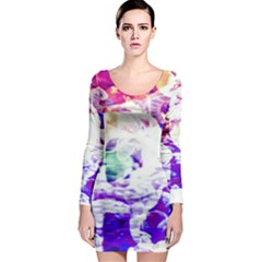 Officially Sexy Candy Collection Purple Long Sleeve Bodycon Dress by OfficiallySexy