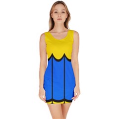 Colorful Curtain Bodycon Dress by LalyLauraFLM