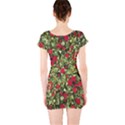 Floral Collage Print Short Sleeve Bodycon Dress View2