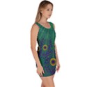 Peacock Emerald Bodycon Dress View3