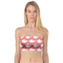 Cute Whale Illustration Pattern Women s Bandeau Tops View1