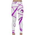 Purple elegant design Yoga Leggings View1