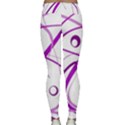 Purple elegant design Yoga Leggings View2