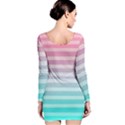 Colorful vertical lines Long Sleeve Bodycon Dress View2