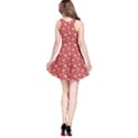 Red Pattern Winter Christmas Reversible Sleeveless Dress View2