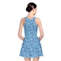 Blue Beautiful Blue Winter Pattern with Snowflakes Reversible Skater Dress View2