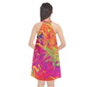 Colors Halter Neckline Chiffon Dress  View2