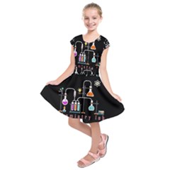 Chemistry Lab Kids  Short Sleeve Dress by Valentinaart