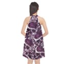 Skull pattern Halter Neckline Chiffon Dress  View2