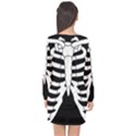 X Ray Long Sleeve Chiffon Shift Dress  View2