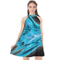 Big bang Halter Neckline Chiffon Dress  View1