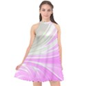 Colors Halter Neckline Chiffon Dress  View1