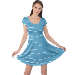 Peta Anggota City Blue Eropa Cap Sleeve Dresses by Mariart