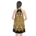 Ornate mandala Halter Neckline Chiffon Dress  View2