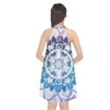 Mandalas Symmetry Meditation Round Halter Neckline Chiffon Dress  View2