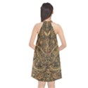 Art Indonesian Batik Halter Neckline Chiffon Dress  View2