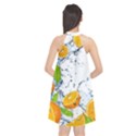 Fruits Water Vegetables Food Halter Neckline Chiffon Dress  View2