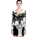 Nuclear Explosion Trump and Kim Jong Long Sleeve Bodycon Dress View1