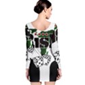 Nuclear Explosion Trump and Kim Jong Long Sleeve Bodycon Dress View2