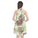 Tropical pattern Halter Neckline Chiffon Dress  View2