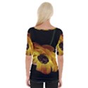 Ranunculus Yellow Orange Blossom Wide Neckline Tee View2