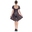 Space Star Light Black Hole Short Sleeve Bardot Dress View2