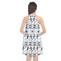 Halloween pattern Halter Neckline Chiffon Dress  View2