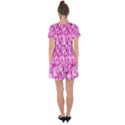 Pink Grunge Love Drop Hem Mini Chiffon Dress View2