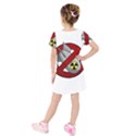 No nuclear weapons Kids  Short Sleeve Velvet Dress View2