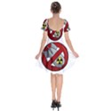 No nuclear weapons Short Sleeve Bardot Dress View2