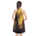 Refinery Oil Refinery Grunge Bloody Halter Neckline Chiffon Dress  View2