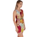 Art Detail Abstract Painting Wax Bodycon Dress View3