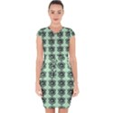 Three Women Green Capsleeve Drawstring Dress  View1