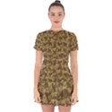 Operation Desert Cat Camouflage Catmouflage Drop Hem Mini Chiffon Dress View1