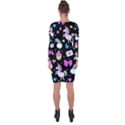 Cute Unicorn Pattern Asymmetric Cut-Out Shift Dress View2