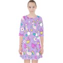 Cute Unicorn Pattern Pocket Dress View1