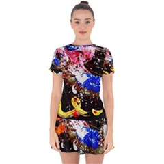 Smashed Butterfly 5 Drop Hem Mini Chiffon Dress by bestdesignintheworld