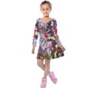 Eden Garden 1 Kids  Long Sleeve Velvet Dress View1