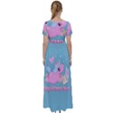 Long distance lover - Cute Unicorn High Waist Short Sleeve Maxi Dress View2