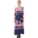 Long distance lover - Cute Unicorn Button Up Boho Maxi Dress View1