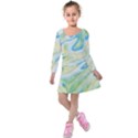 Ribbons Kids  Long Sleeve Velvet Dress View1