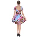 Crab Apple Blossoms Short Sleeve Bardot Dress View2