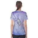 Wonderful Butterlies With Flowers Women s Sport Mesh Tee View2