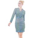 SHOCKWAVE Button Long Sleeve Dress View1