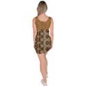 Diamond seamless lace brown and gold By FlipStylez Designs Bodycon Dress View4