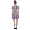 Morocco Essaouira Tile Pattern Drop Hem Mini Chiffon Dress View2