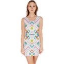 Graphic Design Geometry Shape Pattern Geometric Bodycon Dress View1