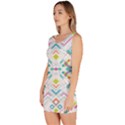 Graphic Design Geometry Shape Pattern Geometric Bodycon Dress View2